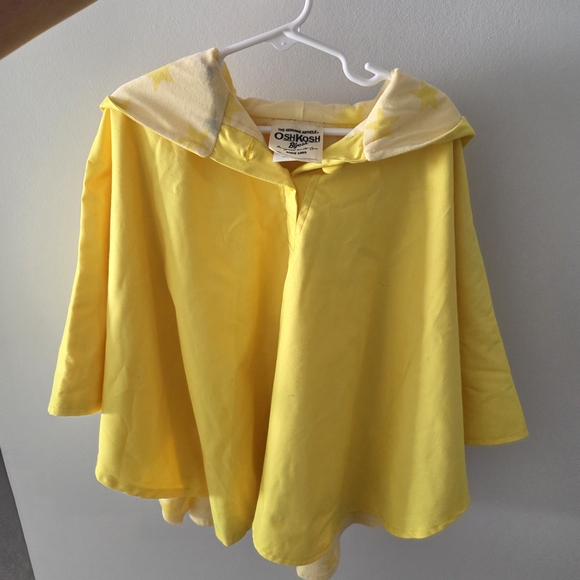 OshKosh B'gosh Other - OshKosh B'gosh Yellow Hooded Cape Size 7y